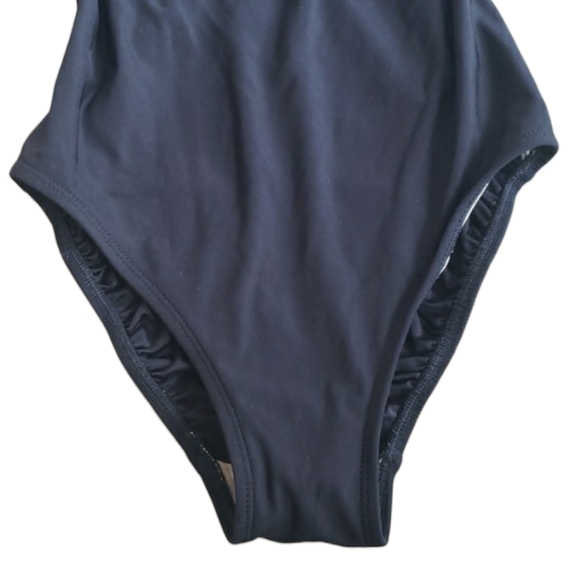 Vintage Inches Away Contrast Print One Piece Swimsuit - Picture 4 of 16